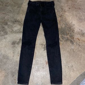 Black American Eagle Jegging Jeans